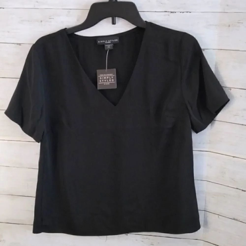 Women's Pullover Soft Silky Blouse Top Shirt Size S